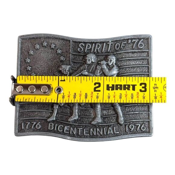 Spirit Of 76 1776 Bicentennial 1976 Belt Buckle Revolutionary Marching Band VTG - Picture 4 of 5